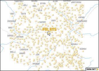 map of Palāns