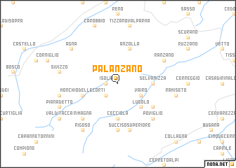 map of Palanzano