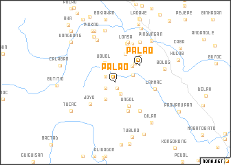 map of Palao