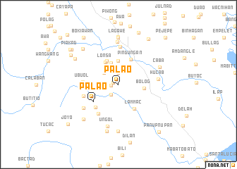 map of Palao