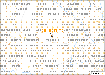 map of Palapitiya