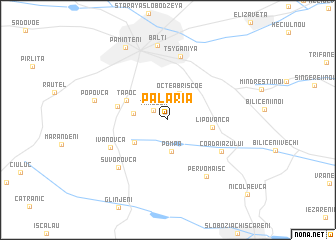 map of Pălăria