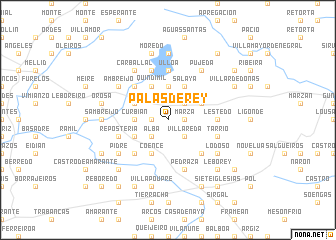 map of Palas de Rey