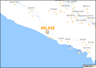 map of Palasë