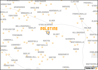 map of Palatine