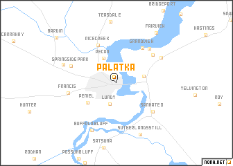 map of Palatka