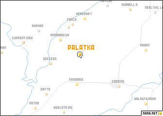 map of Palatka