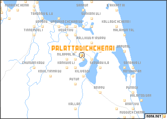 map of Palattadichchenai