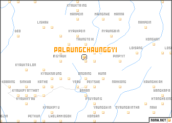 map of Palaungchaunggyi