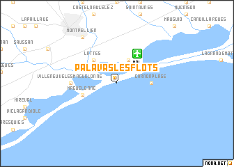 map of Palavas-les-Flots