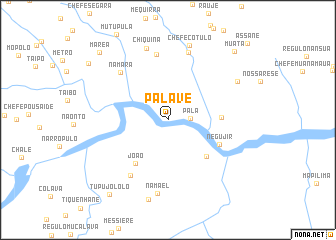 map of Palavé