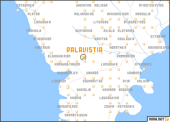 map of Palavístia