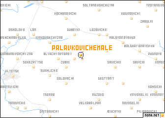 map of Palavkoviche-Male