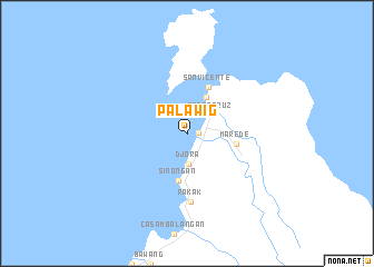 map of Palawig