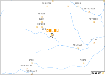 map of Palaw