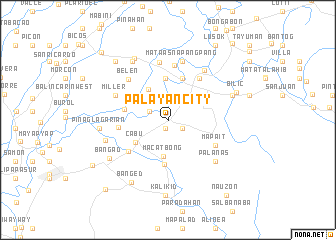 map of Palayan City