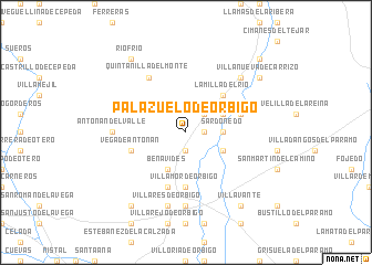 map of Palazuelo de Órbigo