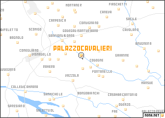 map of Palazzo Cavalieri