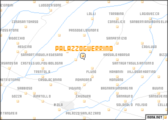 map of Palazzo Guerrino