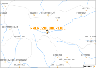 map of Palazzolo Acreide