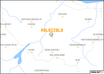 map of Palazzolo