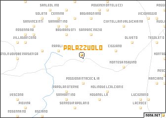 map of Palazzuolo