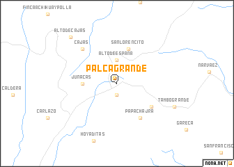 map of Palca Grande