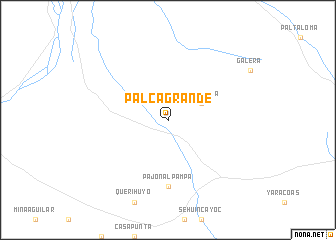 map of Palca Grande