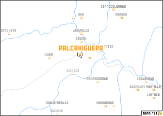 map of Palca Higuera