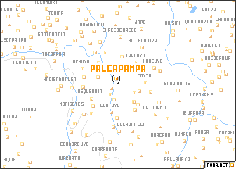 map of Palcapampa