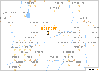 map of Palcaro