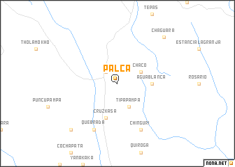 map of Palca