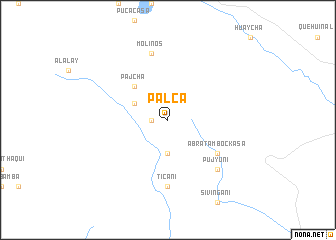 map of Palca