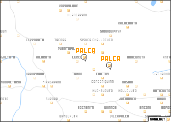 map of Palca