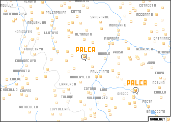 map of Palca