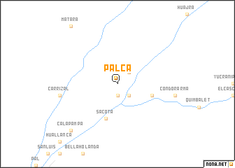 map of Palca