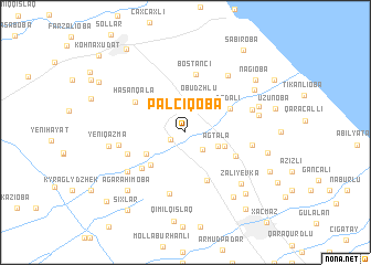 map of Palçıqoba