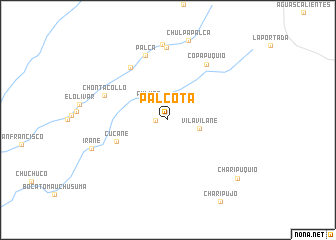 map of Palcota