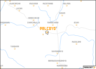 map of Palcoyo