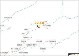 map of Palco