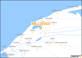 map of Palczewice