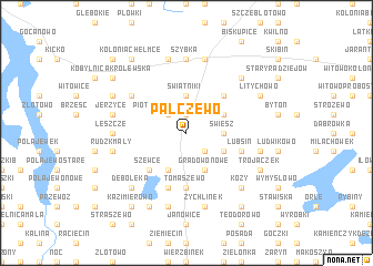 map of Palczewo