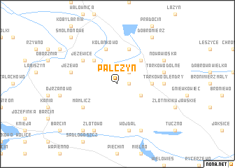 map of Palczyn