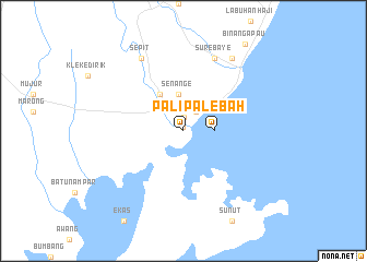 map of Palebah