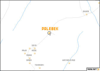 map of Palebek