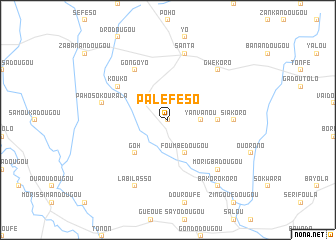 map of Paléféso