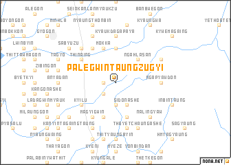 map of Palegwin Taungzugyi