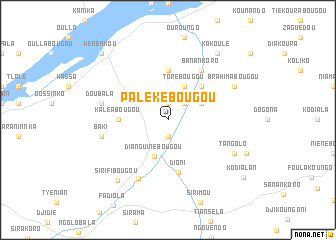 map of Palékébougou