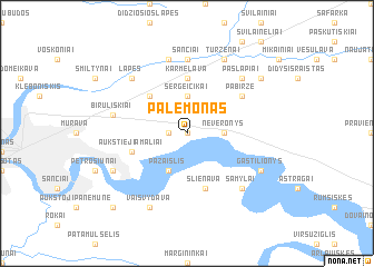 map of Palemonas