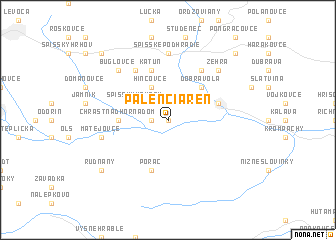 map of Pálenčiareň